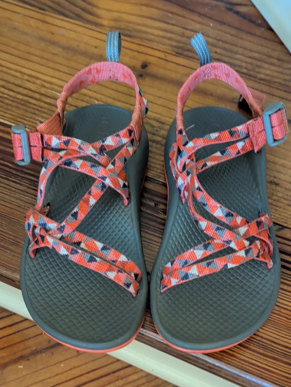 Chaco Sandals in Coral Pattern